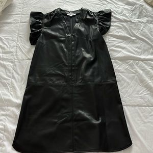 THML pleather dress, hits above knee. Size S. NWT